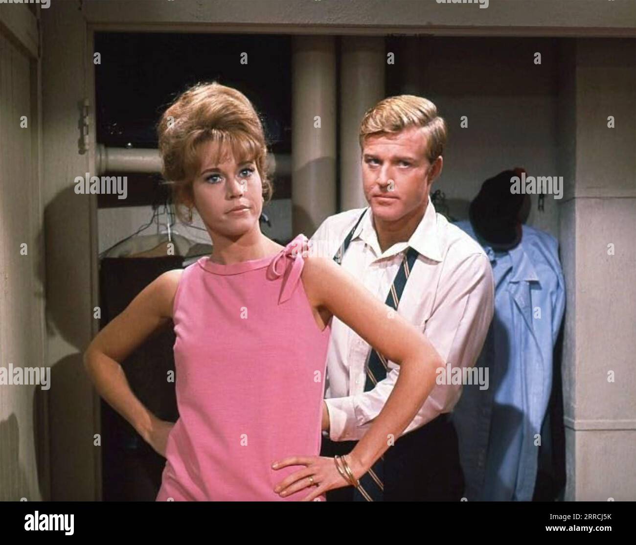 BAREFOOT IN THE PARK 1967 Paramount Pictures film with Robert Redford and Jane Fonda Stock Photo