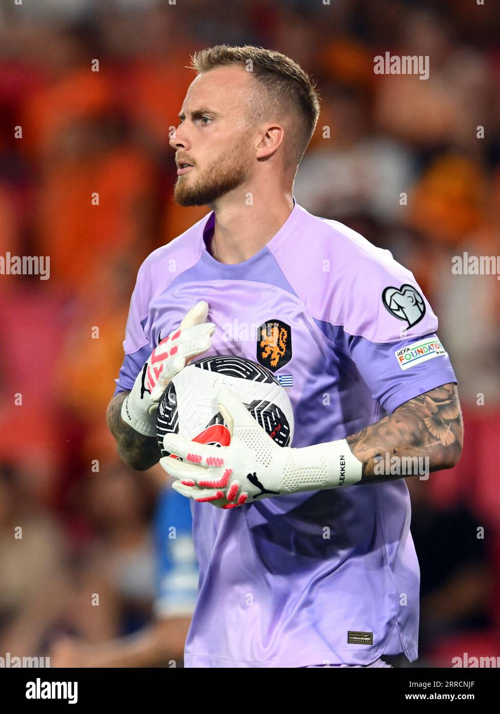 EINDHOVEN Holland goalkeeper Mark Flekken during the European