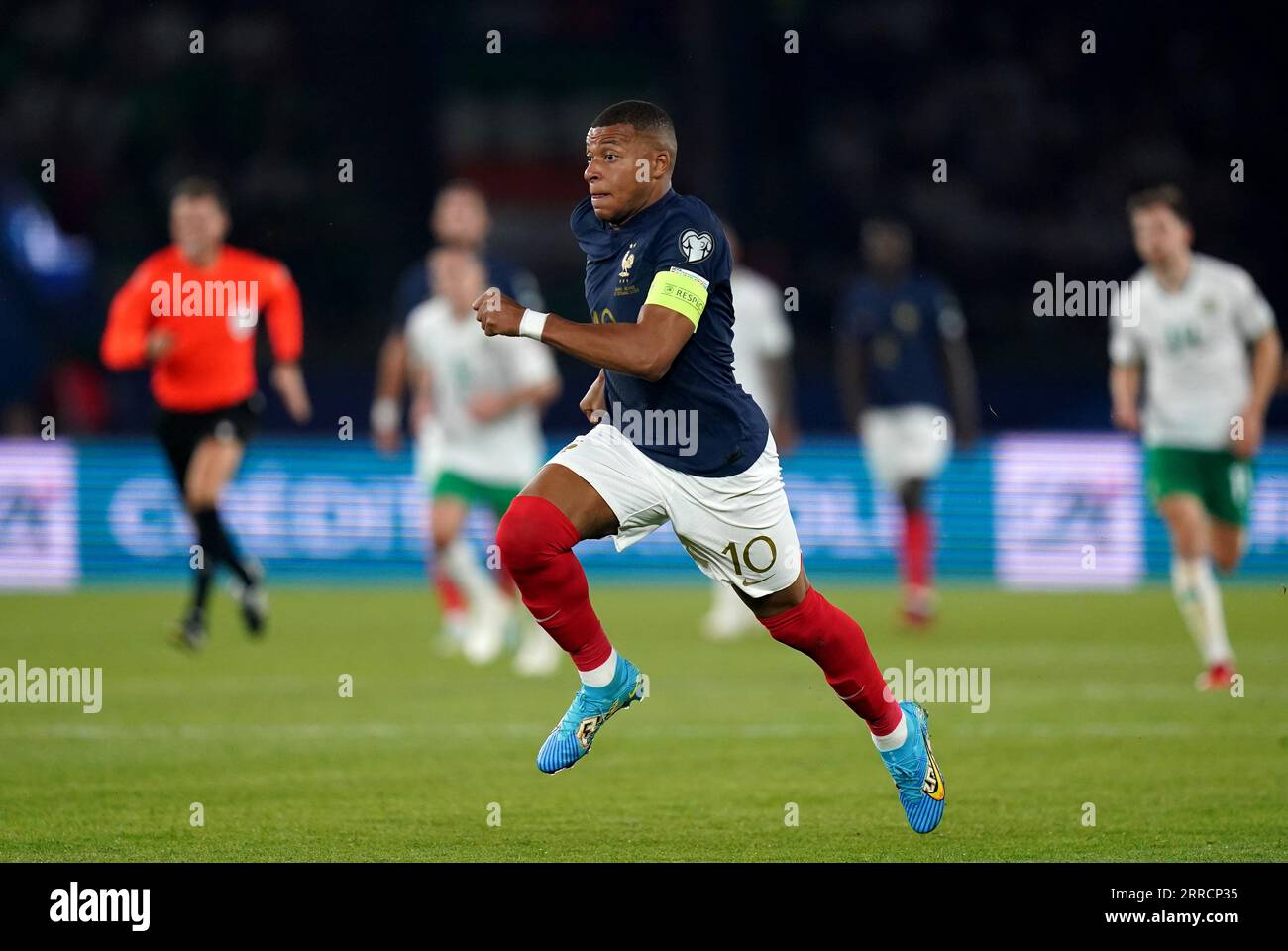 France's Kylian Mbappe during the UEFA Euro 2025 Qualifying Group B
