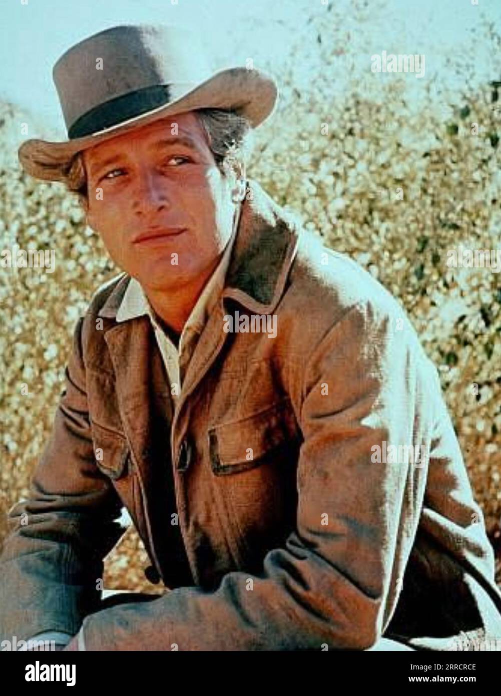 BUTCH CASSIDY AND THE SUNDANCE KID 1969 20th Century Fox film with Paul Newman as Butch Stock Photo