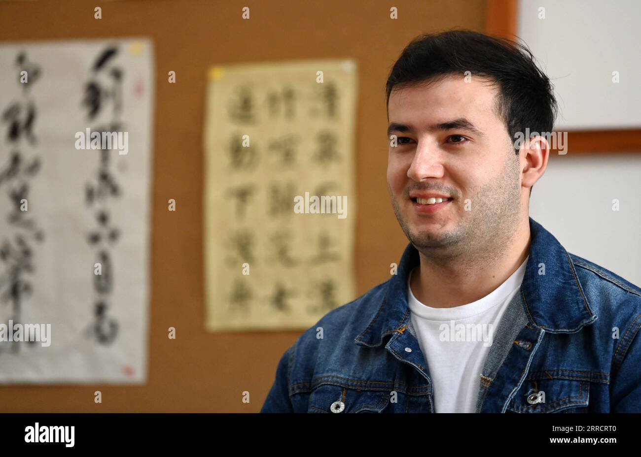 211116 TIANJIN Nov 16 2021 Nozimov Sharifkhuja Is Pictured In 211116-tianjin-nov-16-2021-nozimov-sharifkhuja-is-pictured-in
