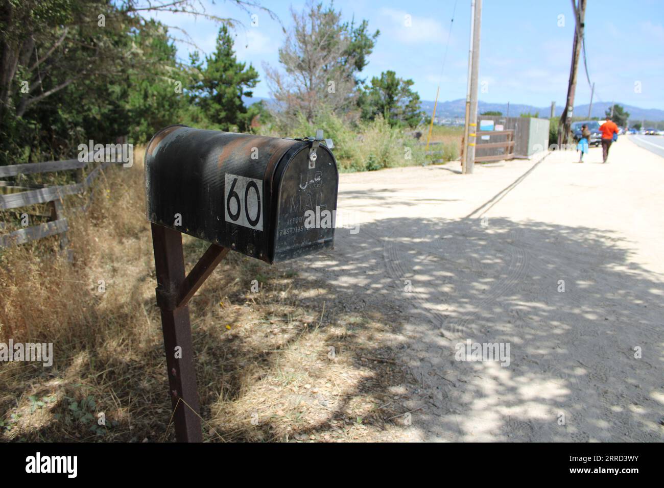 A postal mailbox Stock Photo