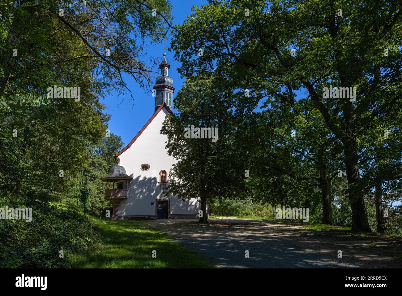 The mountain chapel on the Kapellenberg in Hofheim am Taunus, Germany Stock Photo