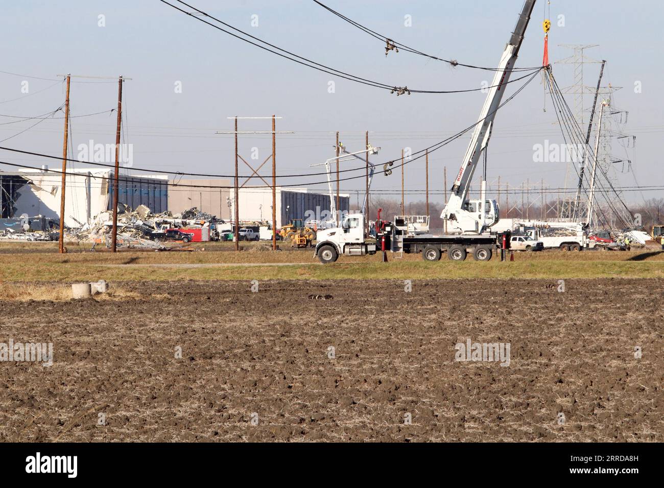 Edwardsville the amazon distribution center hires stock photography