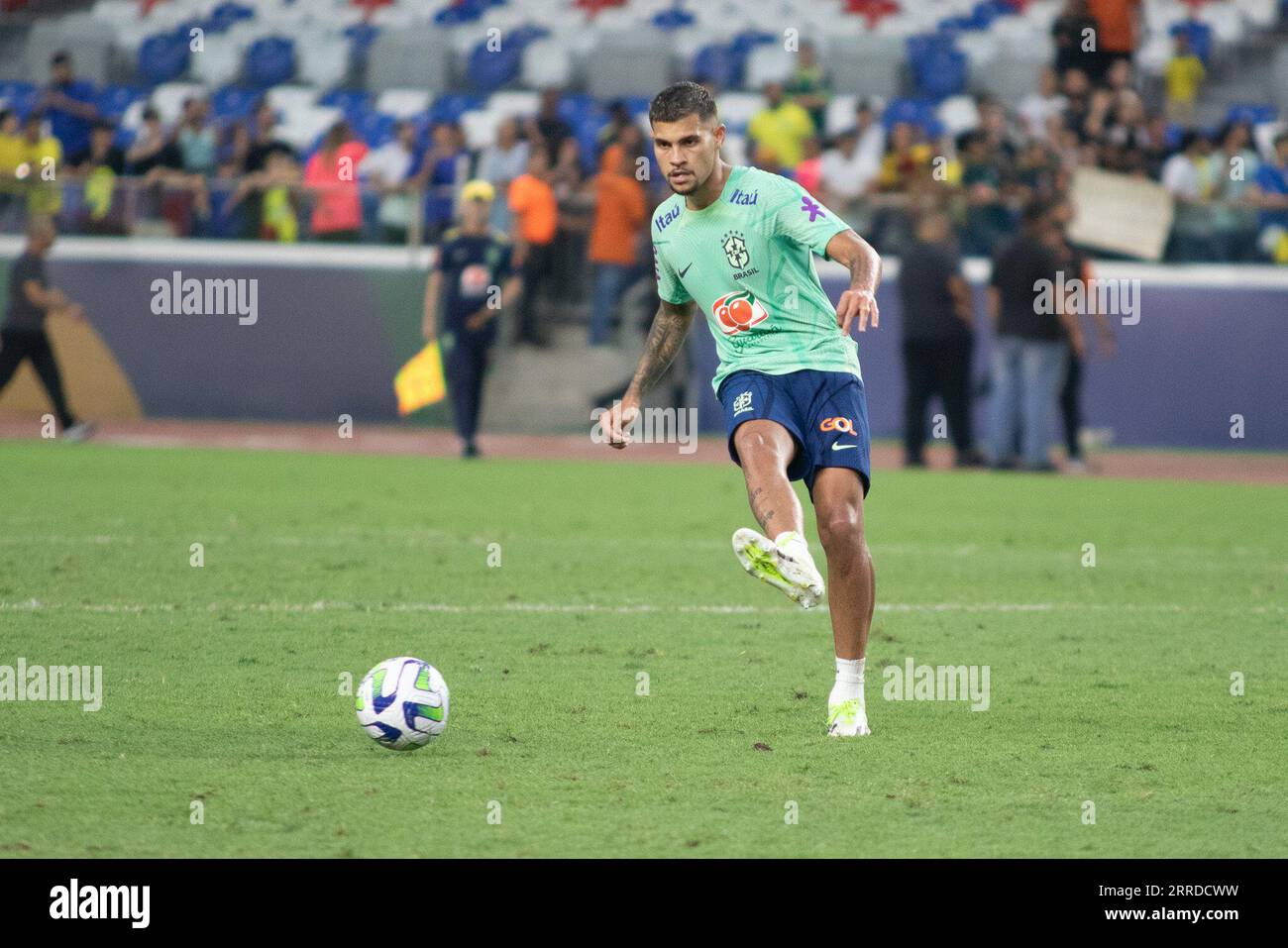 Belem, Brazil. 07th Sep, 2023. PA - BELEM - 09/07/2023 - BRAZILIAN SELECTION, TRAINING - Bruno Guimaraes player of the Brazilian National Team during training at the Mangueirao stadium. Photo: Fernando Torres/AGIF Credit: AGIF/Alamy Live News Stock Photo