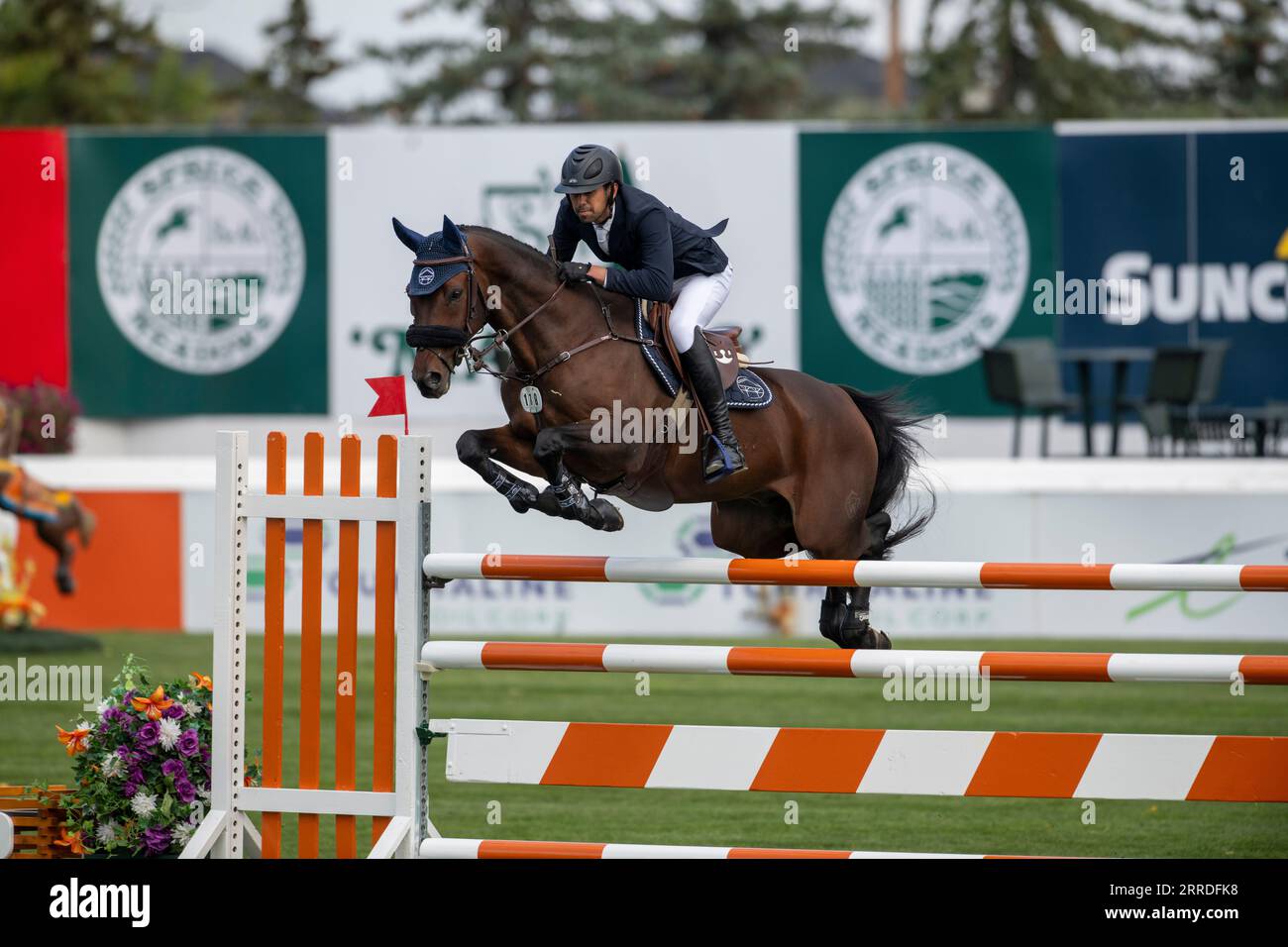 Calgary, Alberta, Canada, 7 September 2023. Nayel Nassar (EGY) riding