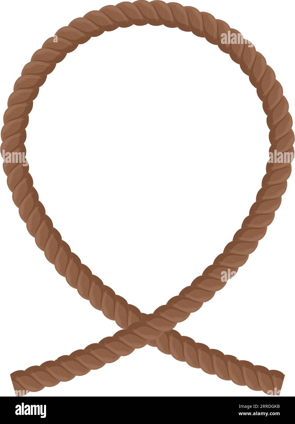 brown rope ribbon frame Stock Vector Image & Art - Alamy