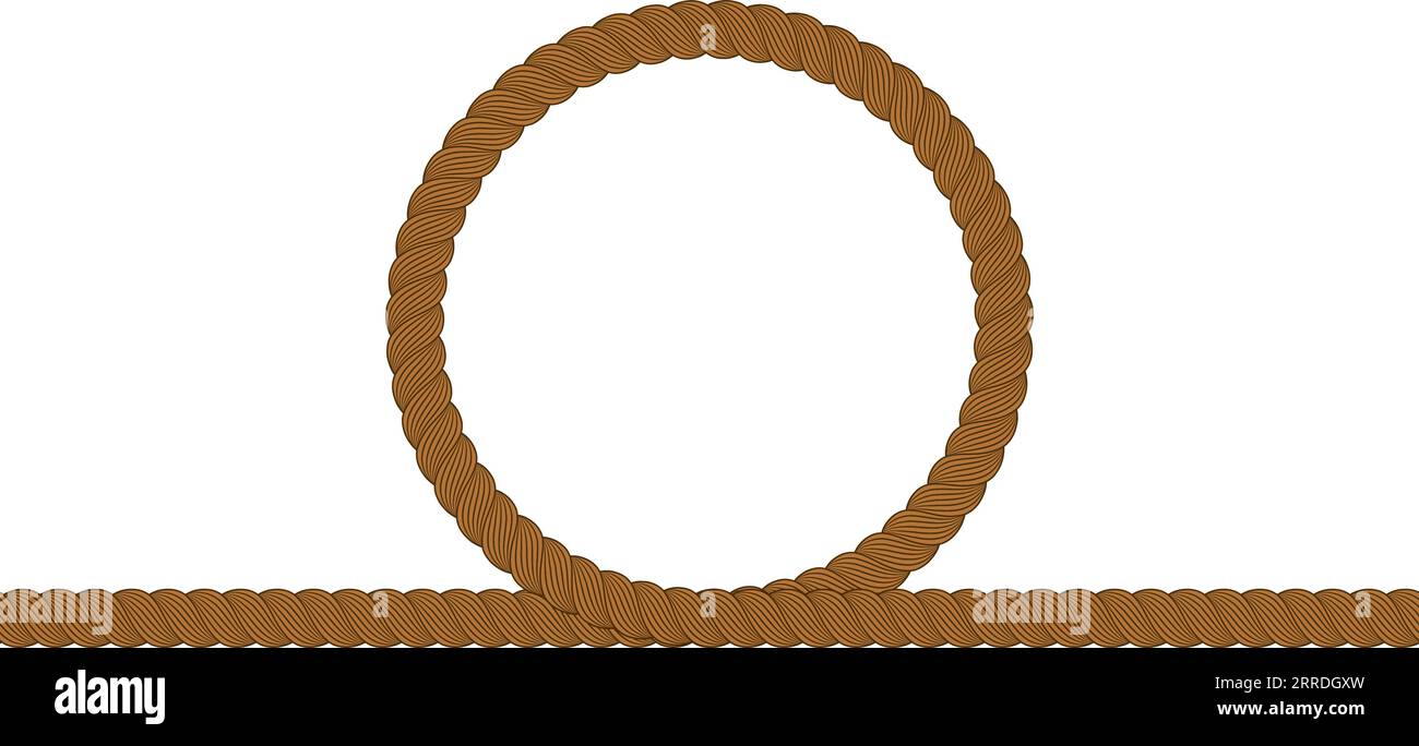Rope twist border Stock Vector Images - Alamy