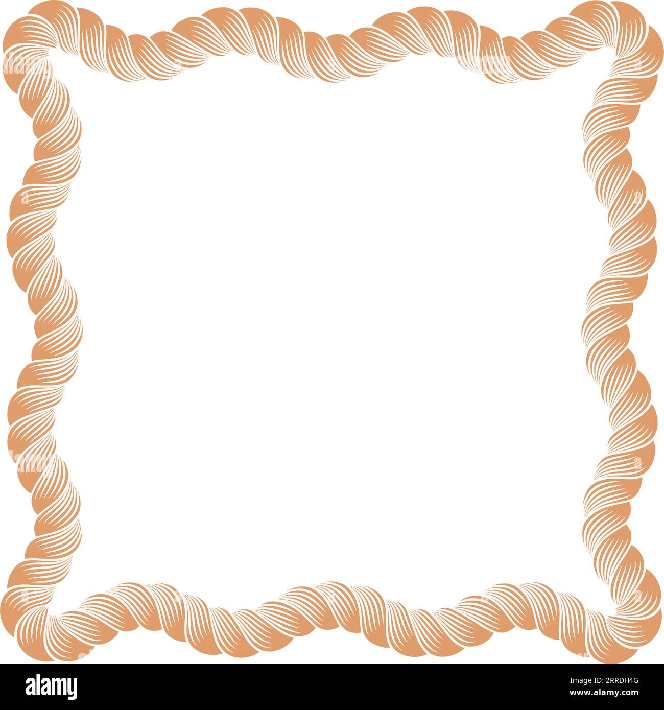Rope twist border Stock Vector Images - Alamy