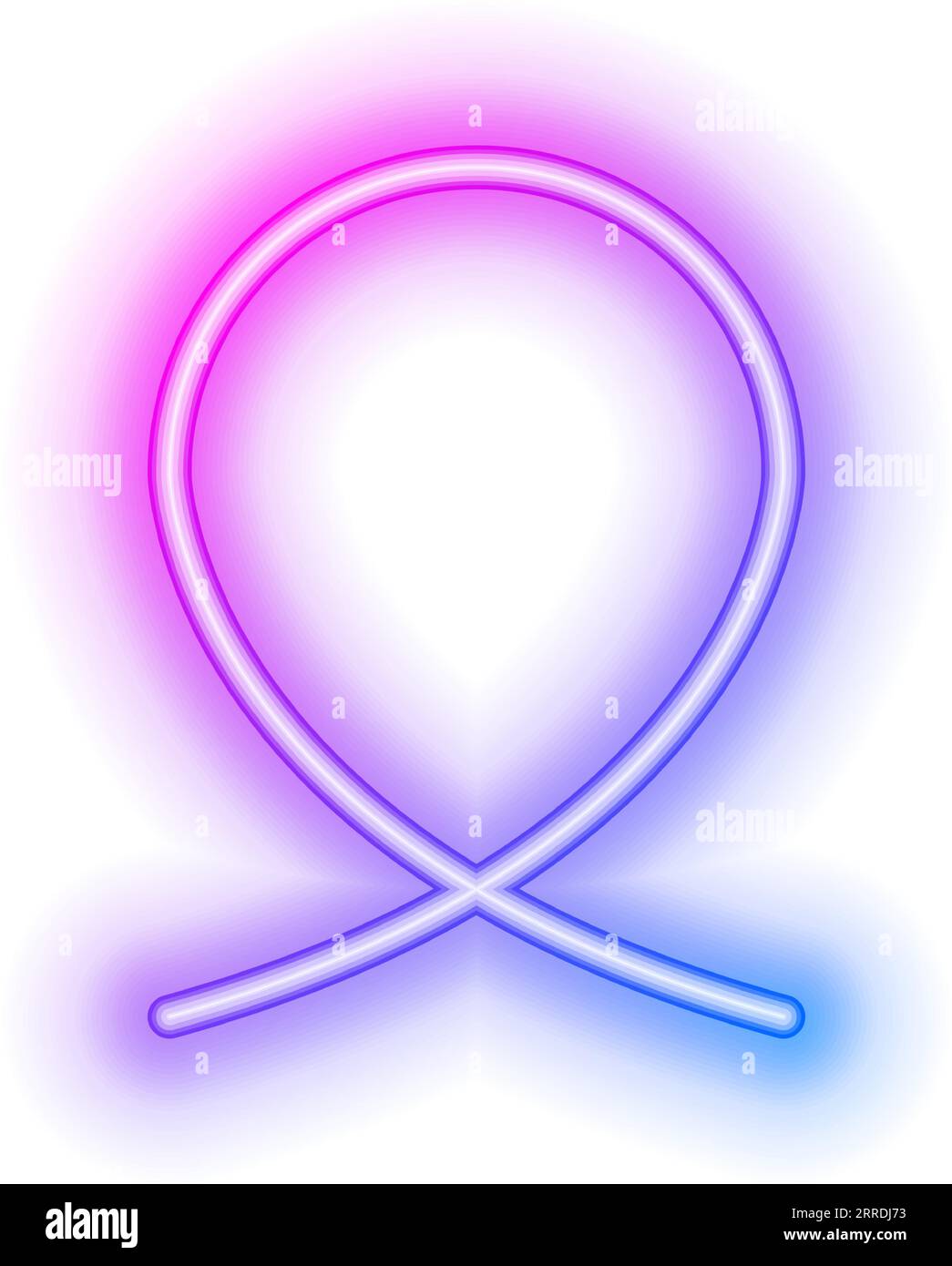 neon ribbon frame Stock Vector Image & Art - Alamy