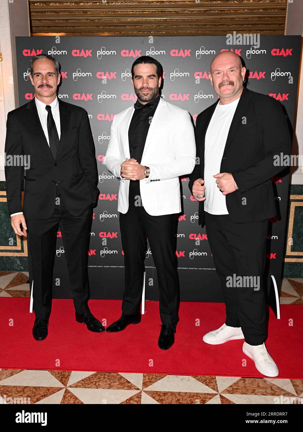 Venice, Italy. 08th Sep, 2023. 80th Venice Film Festival 2023, Party Ciak 'Saluta La Mostra' del cinema Pictured: Alejandro Nones, Darko Peric, Tony Dalton Credit: Independent Photo Agency/Alamy Live News Stock Photo