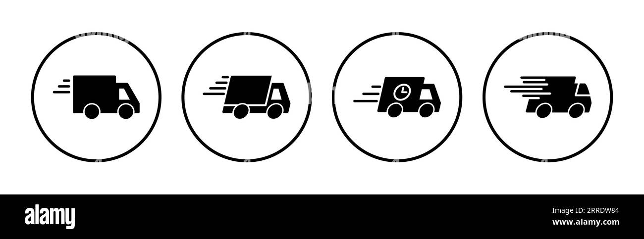Delivery icon vector. Shipping fast delivery icon Stock Vector Image ...