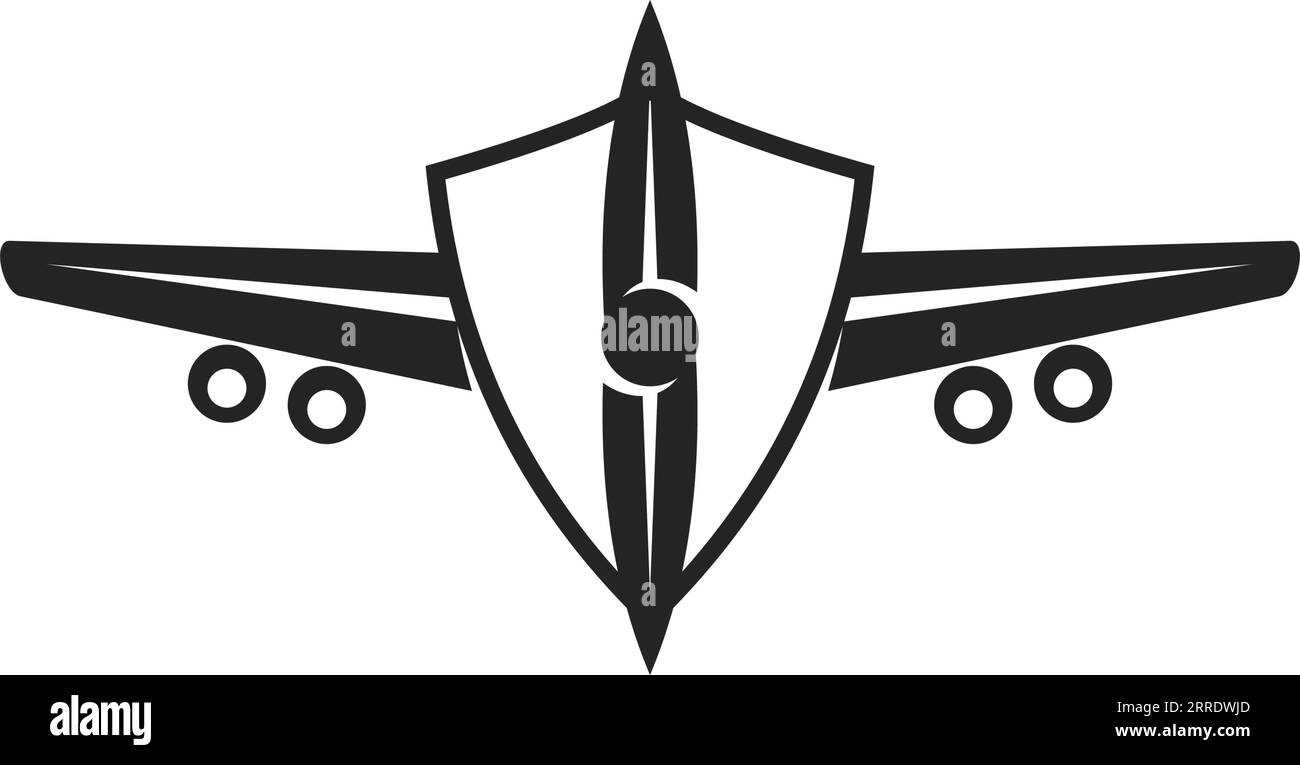 aviation logo template Isolated. Brand Identity. Icon Abstract Vector ...