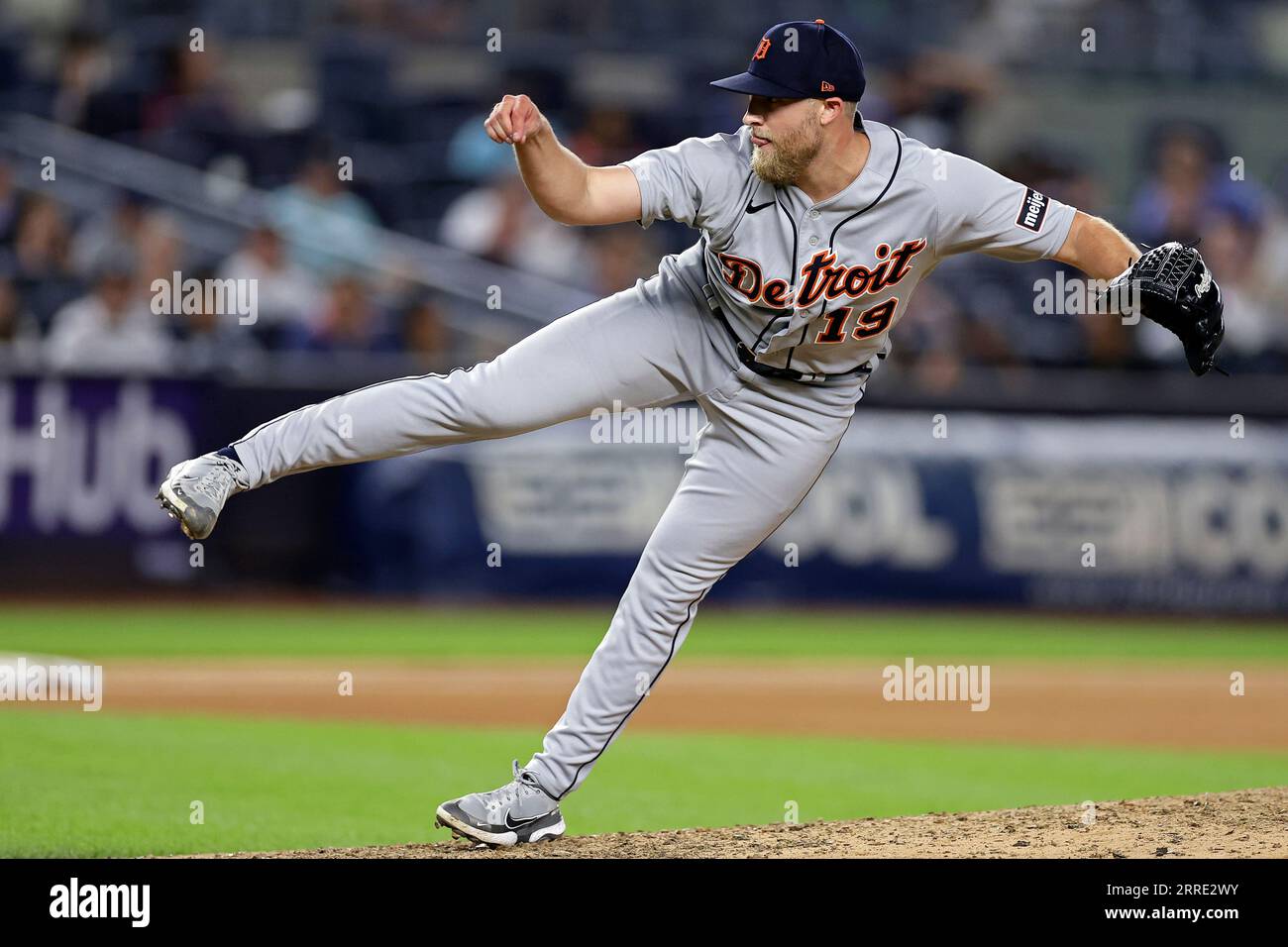 Detroit Tigers pitcher Will Vest throws against the New York Yankees during  the seventh inning of a baseball game Thursday, Sept. 7, 2023, in New York.  (AP Photo/Adam Hunger Stock Photo - Alamy