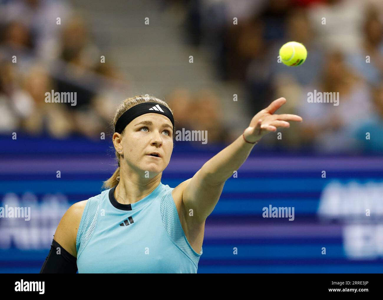 New York, USA, 7th. September 2023. Czech tennis player Karolina