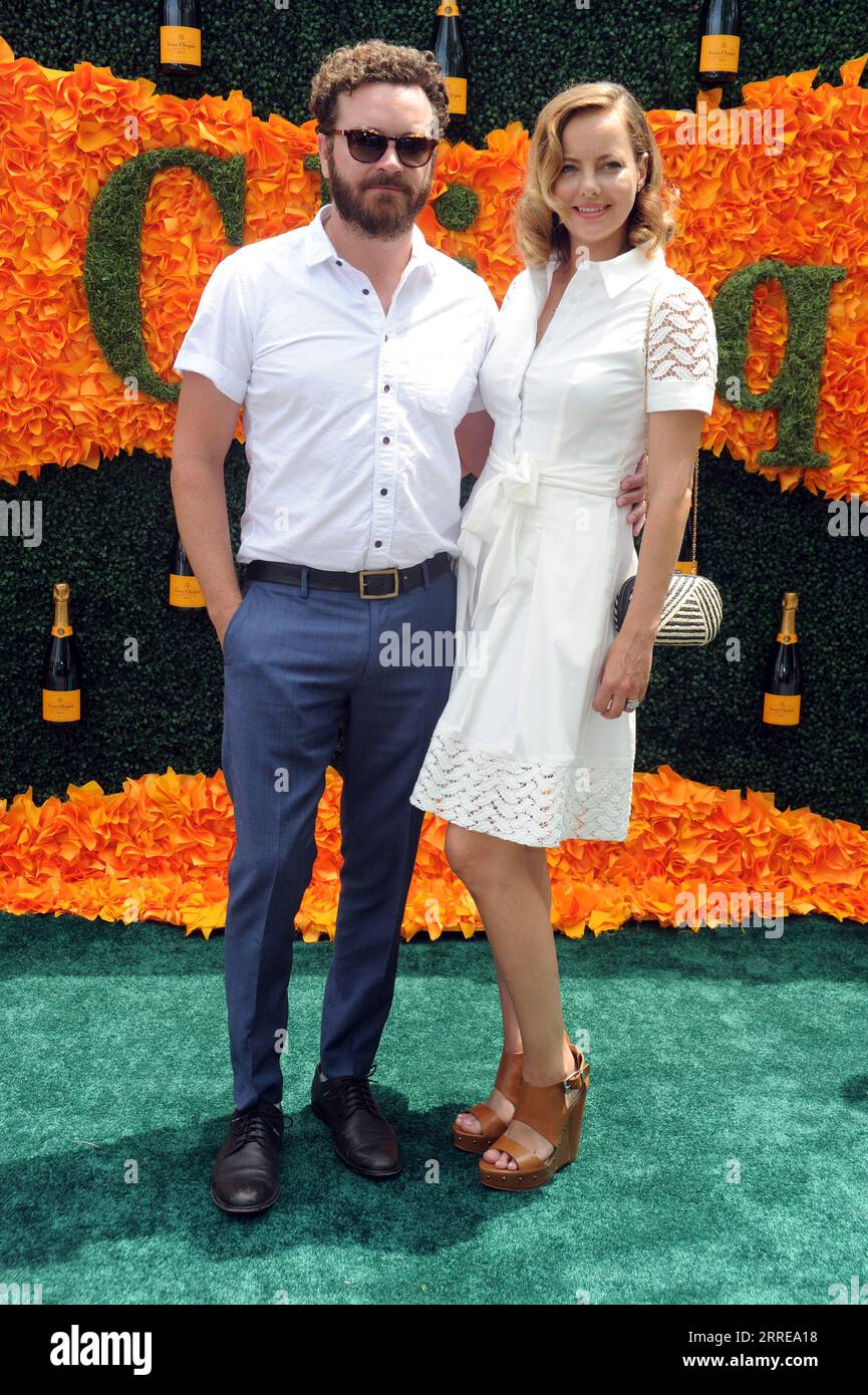 JERSEY CITY, NJ - JUNE 04: Danny Masterson, Bijou Phillips attends 9th Annual Veuve Clicquot Polo Classic at Liberty State Park on June 4, 2016 in Jersey City, New Jersey.  People:  Danny Masterson, Bijou Phillips Stock Photo