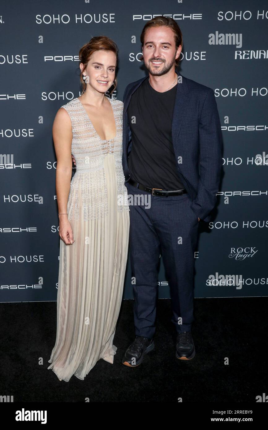 Actors Emma Watson Left And Alex Watson Attend The 2nd Annual Soho