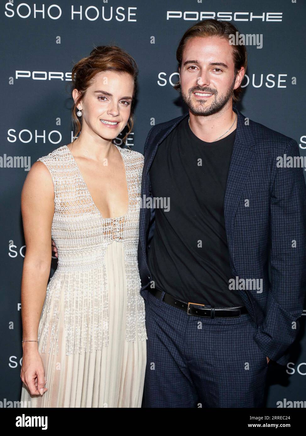 Actors Emma Watson Left And Alex Watson Attend The 2nd Annual Soho