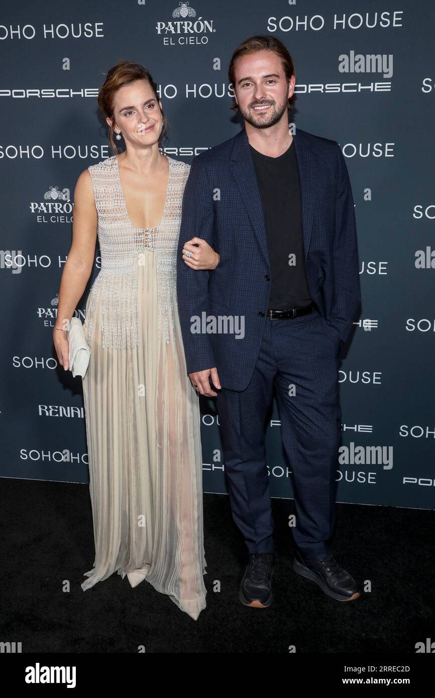 Actors Emma Watson Left And Alex Watson Attend The 2nd Annual Soho