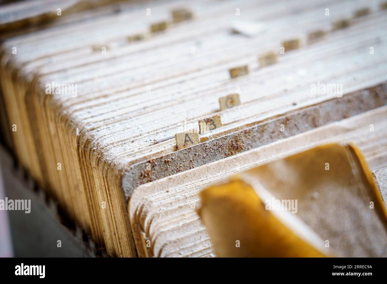 old filing according to alphabet, old Ripoll winery, Llucmajor