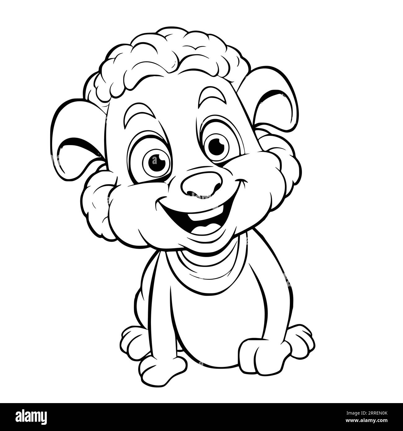 Bed Bugs Coloring Page for Kids Stock Vector