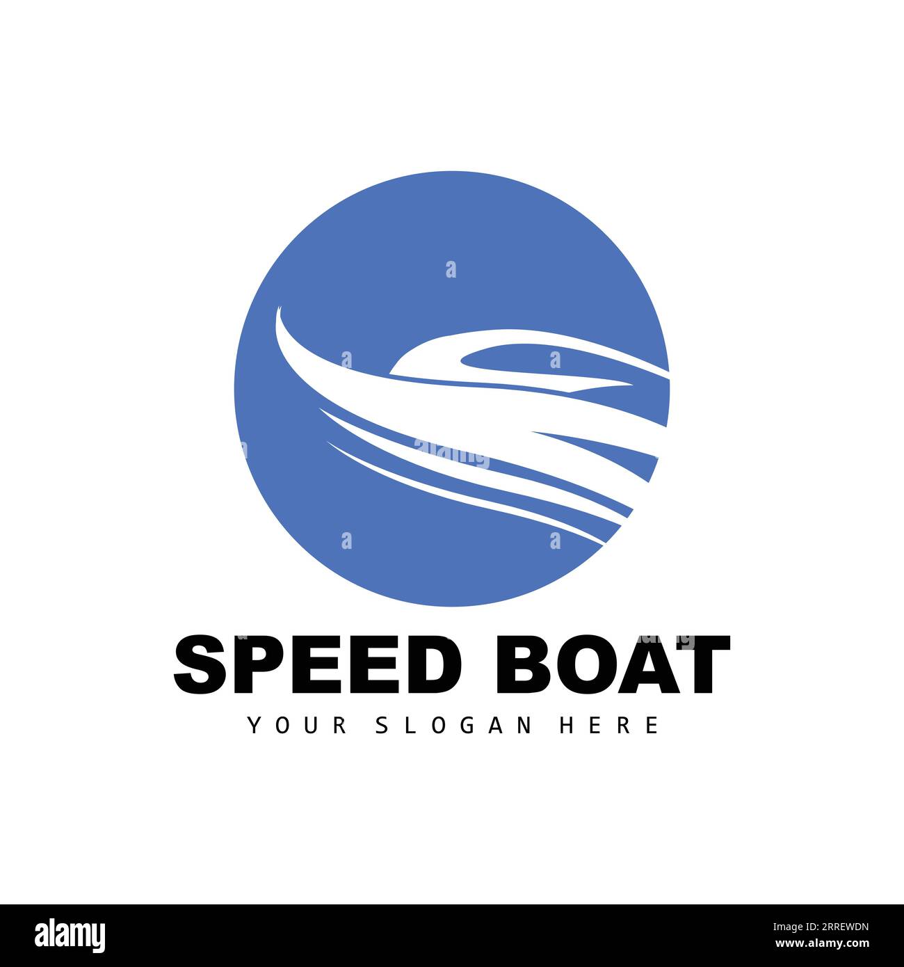 Speed Boat Logo, Fast Cargo Ship Vector, Sailboat, Design For Ship