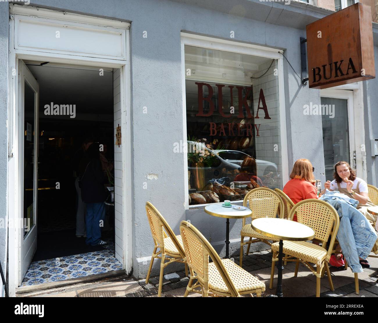 Buka café on Store Kongensgade in Copenhagen, Denmark Stock Photo Alamy