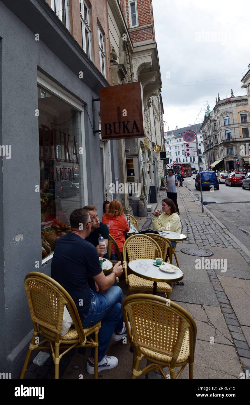 Buka café on Store Kongensgade in Copenhagen, Denmark Stock Photo Alamy