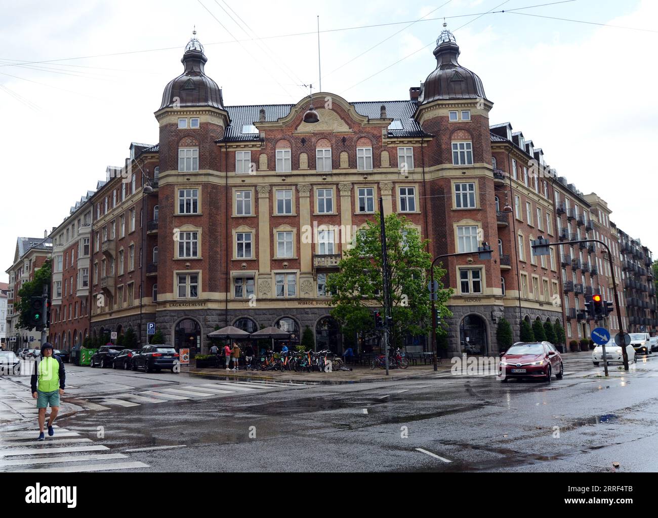 A beautiful old building on the corner of Esplanaden and Grønningen in Copenhagen, Denmark. Stock Photo