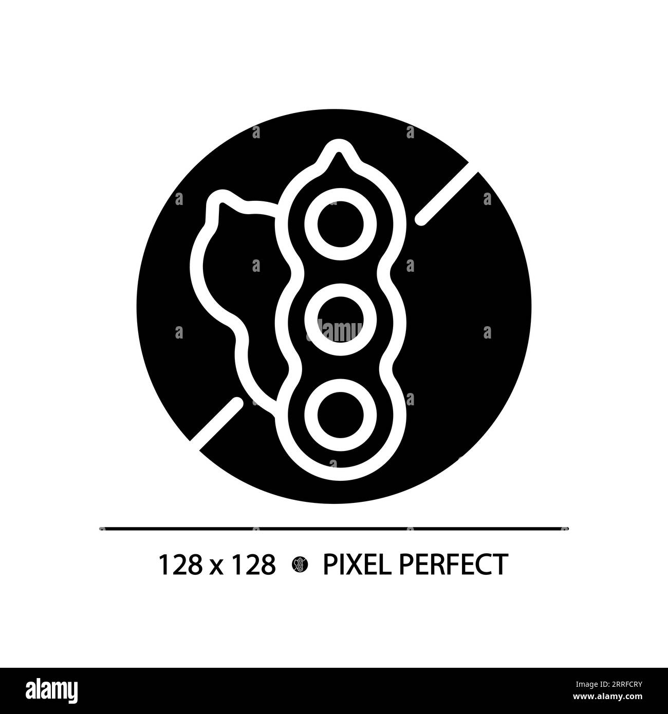 2D simple glyph style soy free icon Stock Vector Image & Art - Alamy