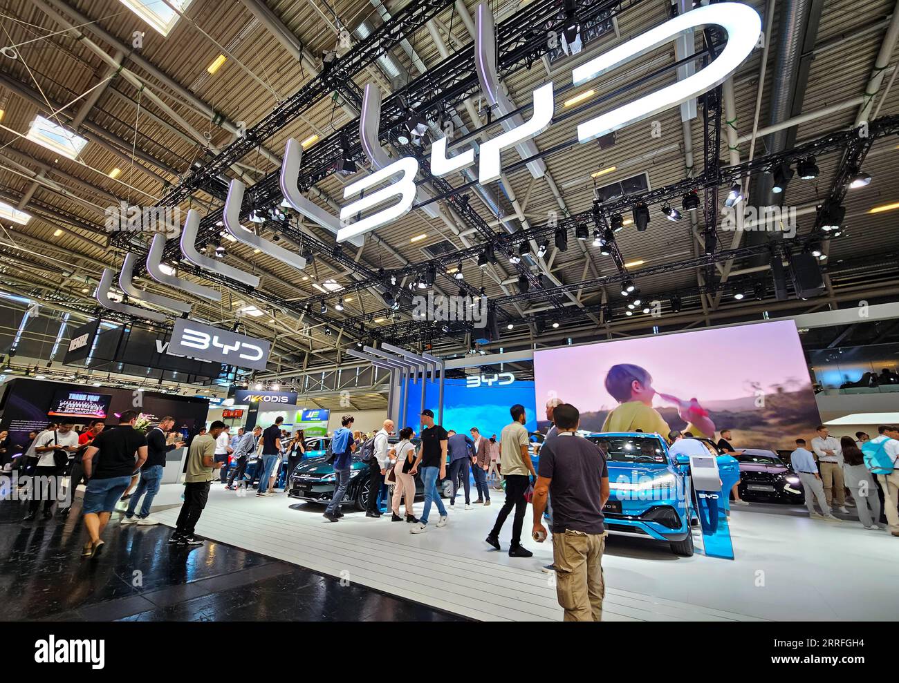 International Motor Show Germany IAA - BYD Stock Photo