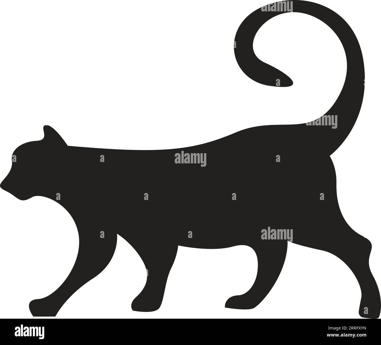 Cat logo icon design illustration Stock Vector