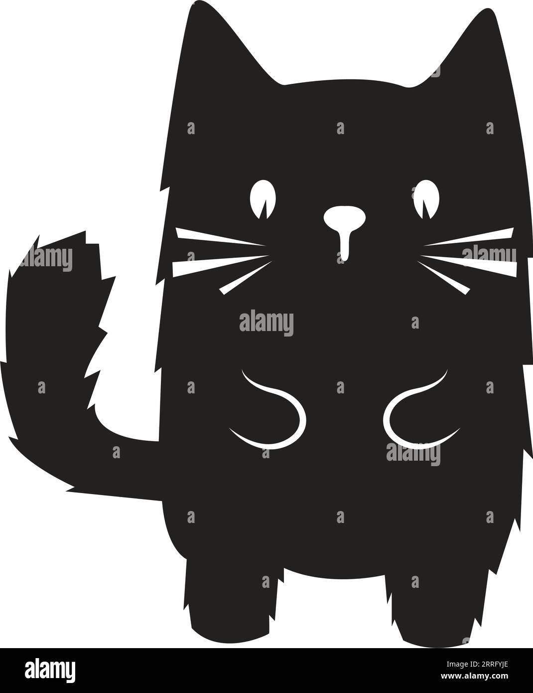 Cat logo icon design illustration Stock Vector