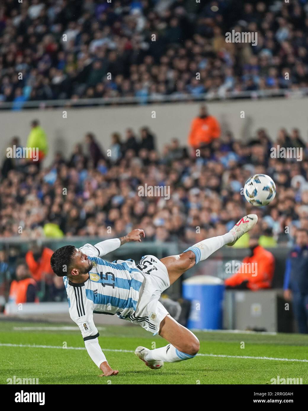 Buenos Aires, Argentina. 07th Sep, 2023. Nicolas Gonzalez of Argentina national team during the FIFA 2024 World Cup qualifying round match between Argentina and Ecuador played at Monumental Stadium on September 7 in Buenos Aires. (Photo by Santiago Joel Abdala/PRESSINPHOTO) Credit: PRESSINPHOTO SPORTS AGENCY/Alamy Live News Stock Photo