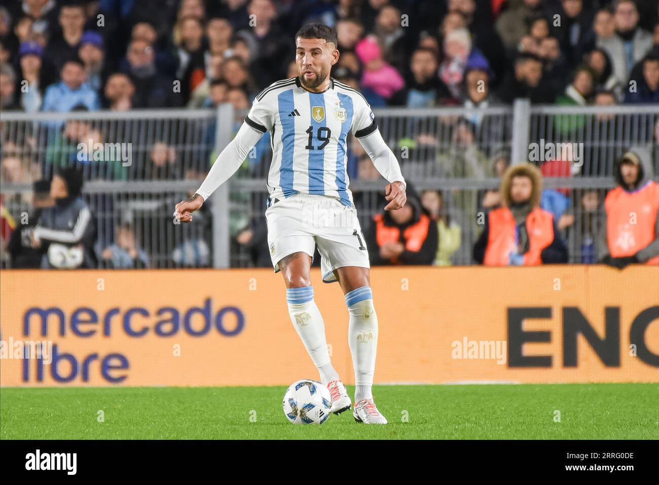 Buenos Aires, Argentina. 07th Sep, 2023. Nicolas Otamendi of Argentina national team during the FIFA 2024 World Cup qualifying round match between Argentina and Ecuador played at Monumental Stadium on September 7 in Buenos Aires. (Photo by Santiago Joel Abdala/PRESSINPHOTO) Credit: PRESSINPHOTO SPORTS AGENCY/Alamy Live News Stock Photo