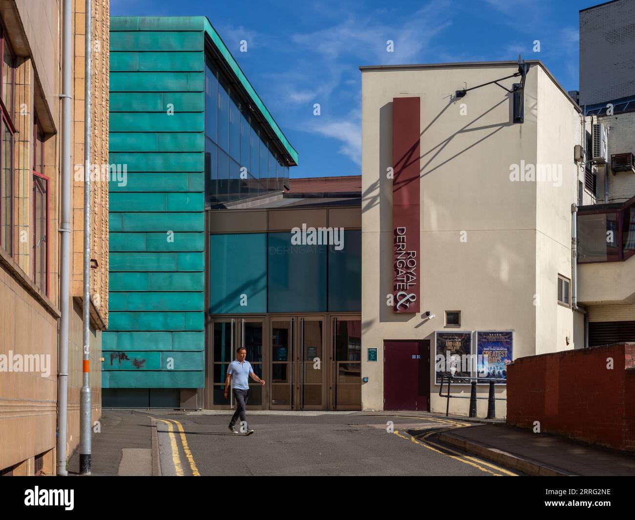 Entrance to the Royal and Derngate Theatre, Northampton, UK Stock Photo