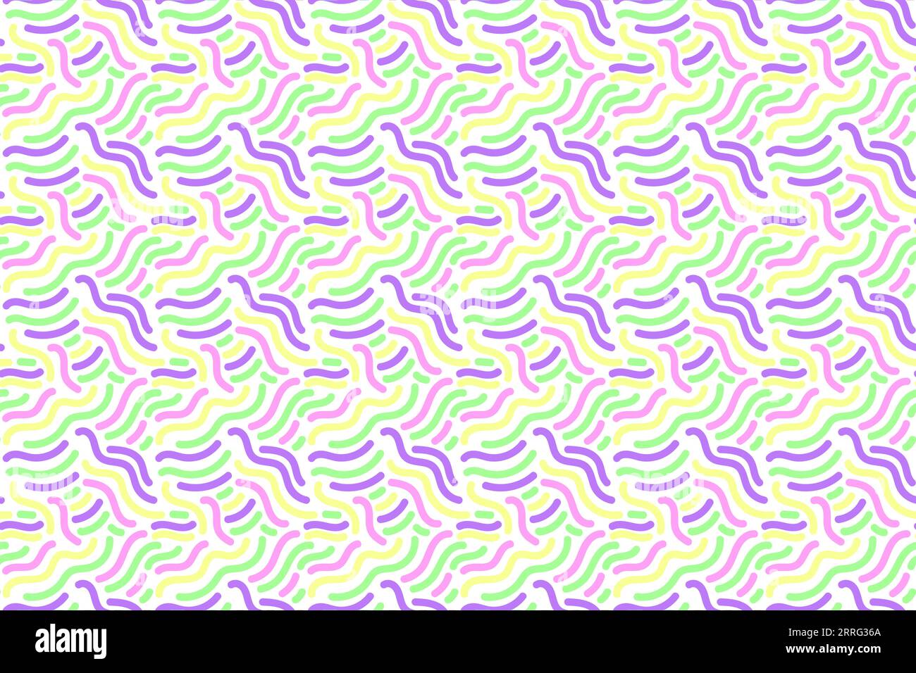 Seamless scribble lines abstract pattern illustration in squiggle style