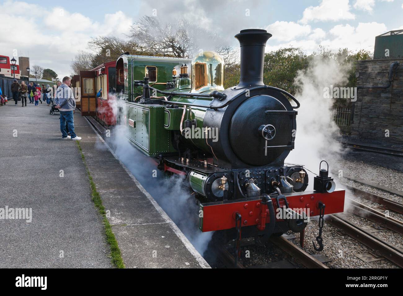 Port Erin Station Isle Of Man Steam Railway Isle Of Man Stock Photo 
