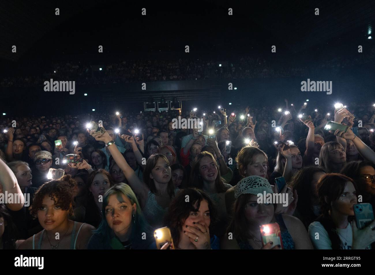 Copenhagen, Denmark. 13th, August 2023. Concert goers attend a live