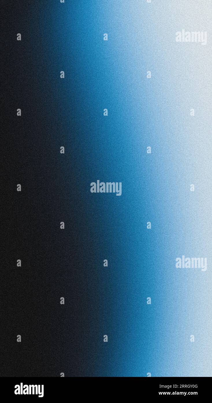 Blue glowing grainy gradient vertical background white black color flow ...