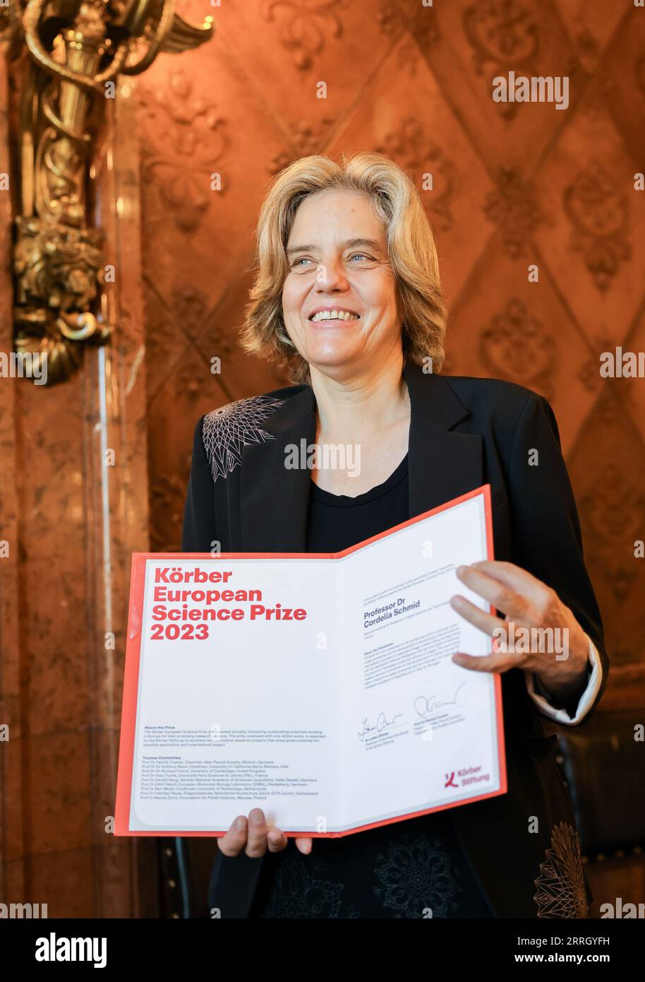 Hamburg, Germany. 08th Sep, 2023. Cordelia Schmid, a researcher at the