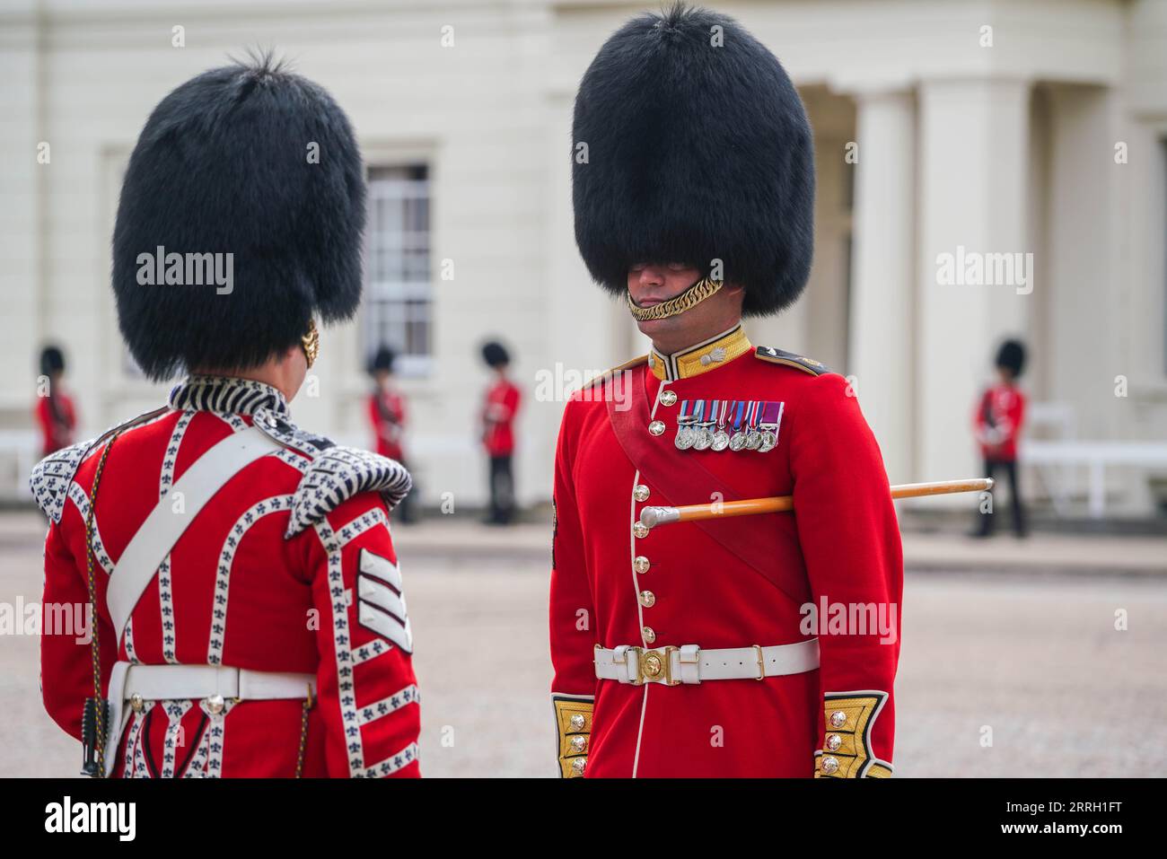 Buckingham Palace sees first new changing of the guard for King Charles  III's reign