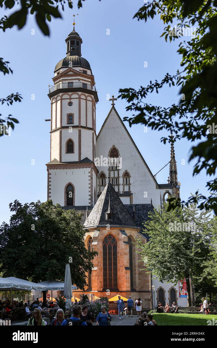 Leipzig, Germany. 08th Sep, 2023. The St. Thomas Church in Leipzig ...