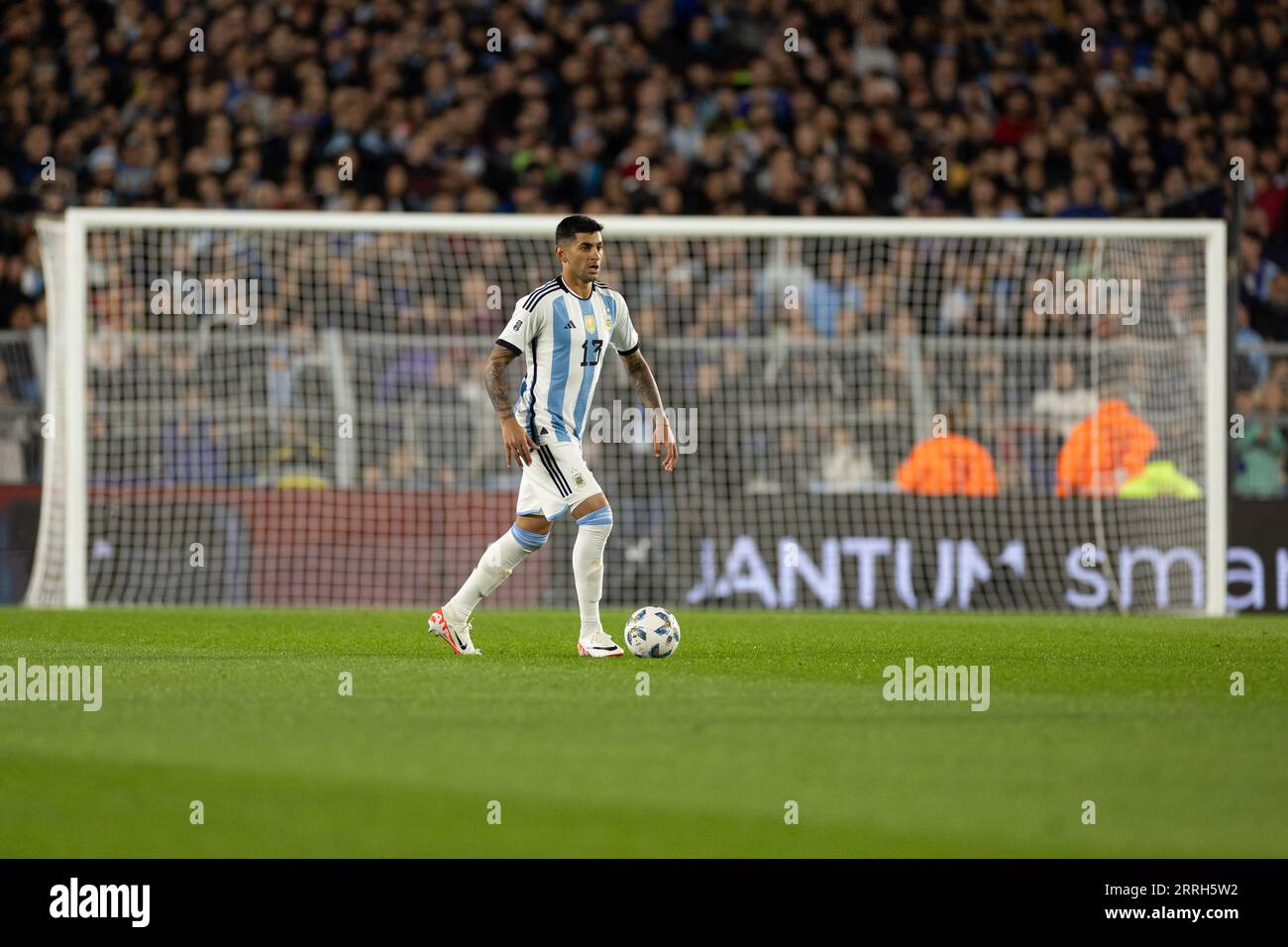 Buenos Aires, Argentina. 08th Sep, 2023. BUENOS AIRES, ARGENTINA - SEPTEMBER 7: Cuti Romero of Argentina in action during the FIFA World Cup 2026 Qualifier match between Argentina and Ecuador at Estadio Más Monumental Antonio Vespucio Liberti on September 07, 2023 in Buenos Aires, Argentina. (Photo by Florencia Tan Jun/Pximages) Credit: Px Images/Alamy Live News Stock Photo