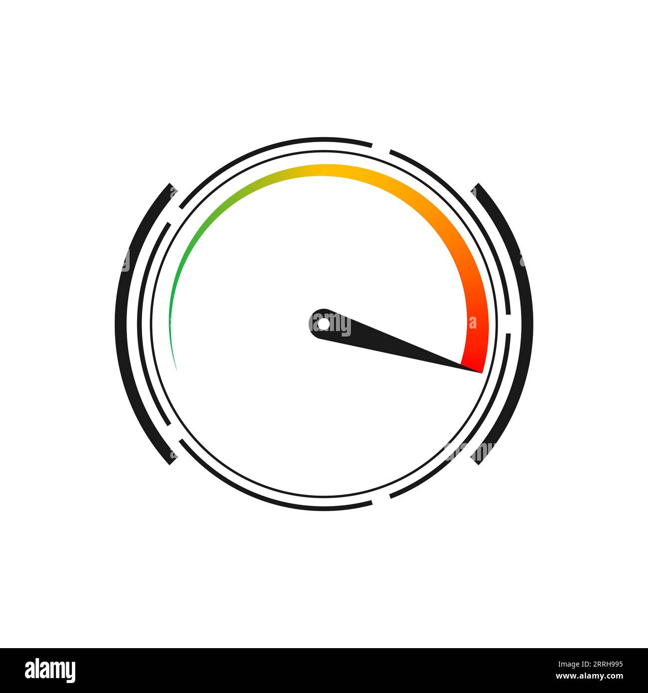 Speedometer gauge display indicating speed Stock Vector Image & Art Alamy