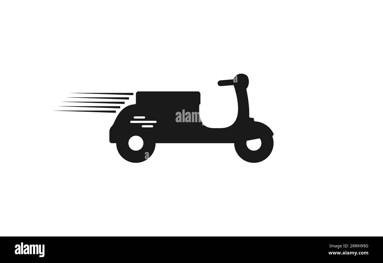 Scooter ride speed delivery icon Stock Vector Image & Art Alamy