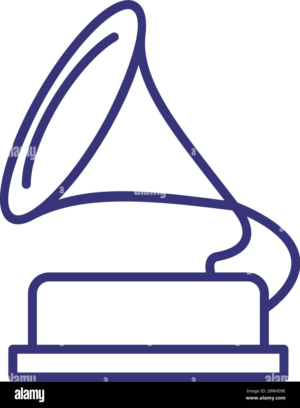 Listening gramophone Cut Out Stock Images & Pictures - Alamy