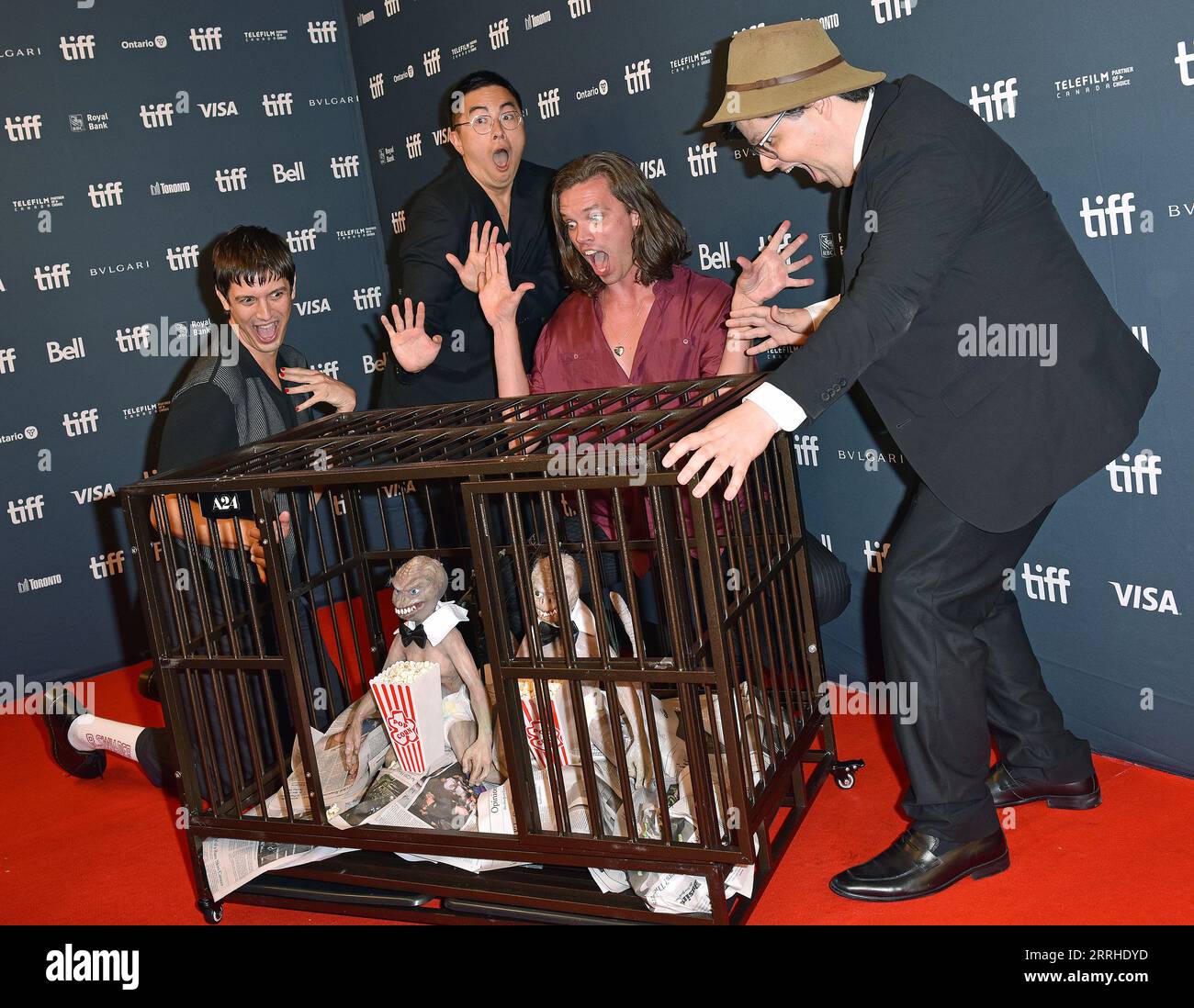 Joshua Sharp Toronto, Canada. 07th Sep, 2023. (L-R) Josh Sharp, Bowen Yang and Aaron ...