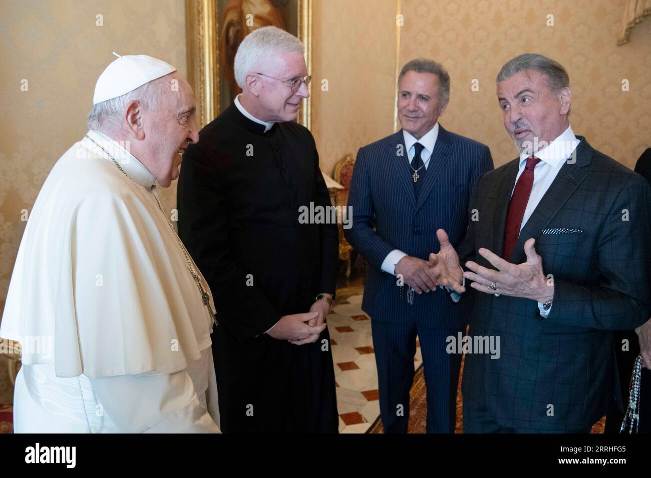 Sylvester stallone pope francis hires stock photography and images Alamy(02)