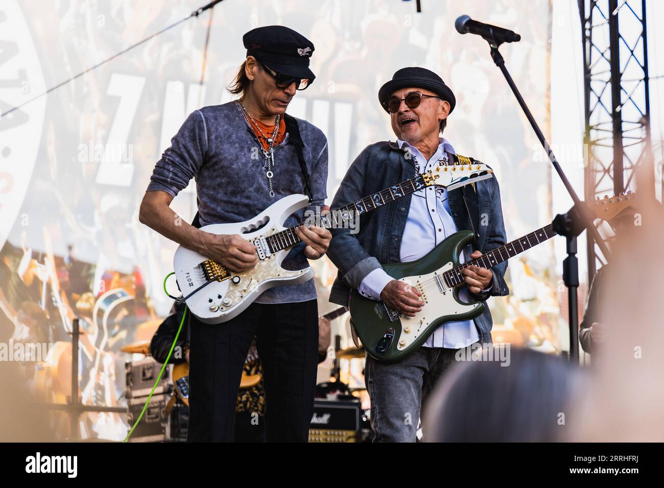 Wroclaw, Poland May 1 2023 Live performance of guitarist Steve Vai